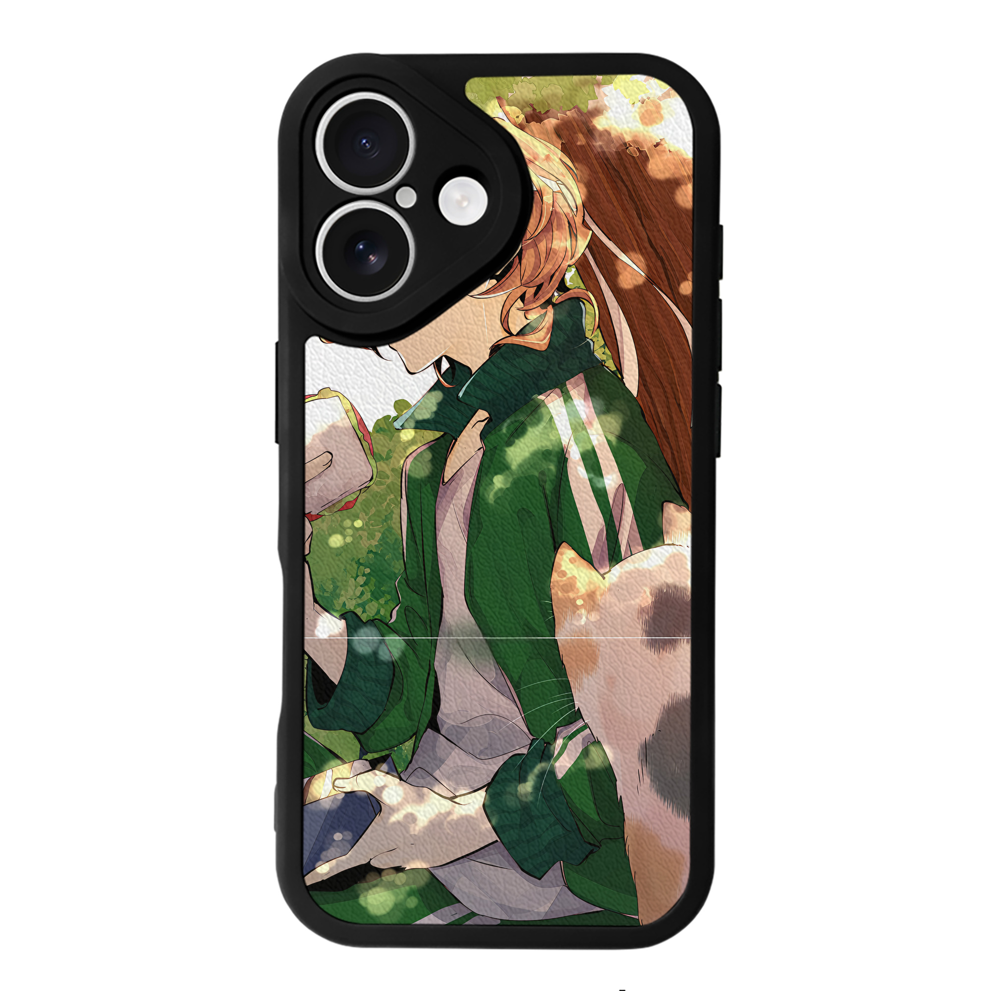 （画像用） 文豪ストレイドッグス Bungo Stray Dogs 【iPhone 16シリーズ対応】シリコンスマホケース（レザー調） 材質：シリコン